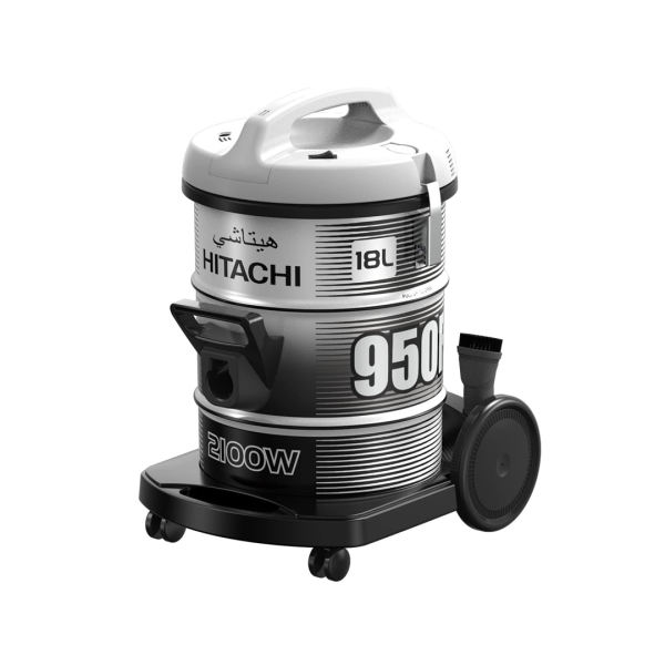 CV-950H SS220 PG-مكنسة هيتاشي برميل18لتر2100واط لون رصاصي - Image 2