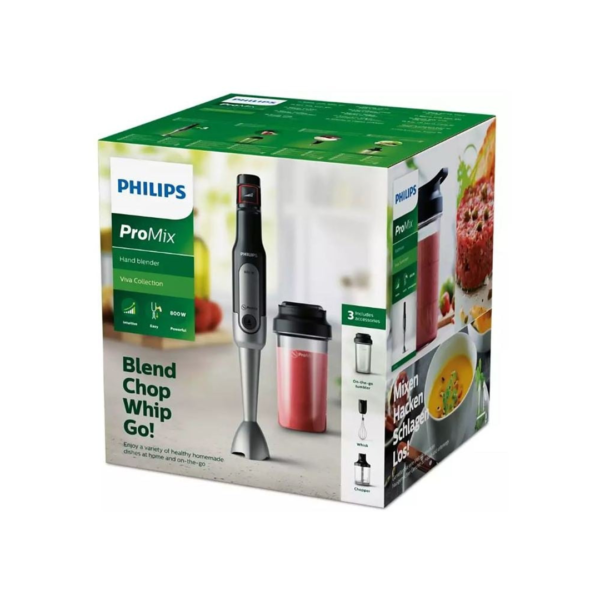 خلاط يدوي فليبس مع 3 ملحقات 800 واط أسود-HR2652 - Image 6