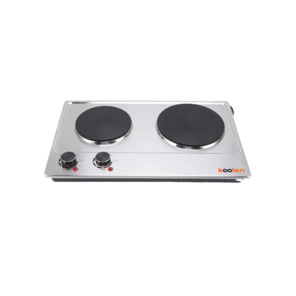 1000W/1500W سطح كهرباء كولين 2عين استيل