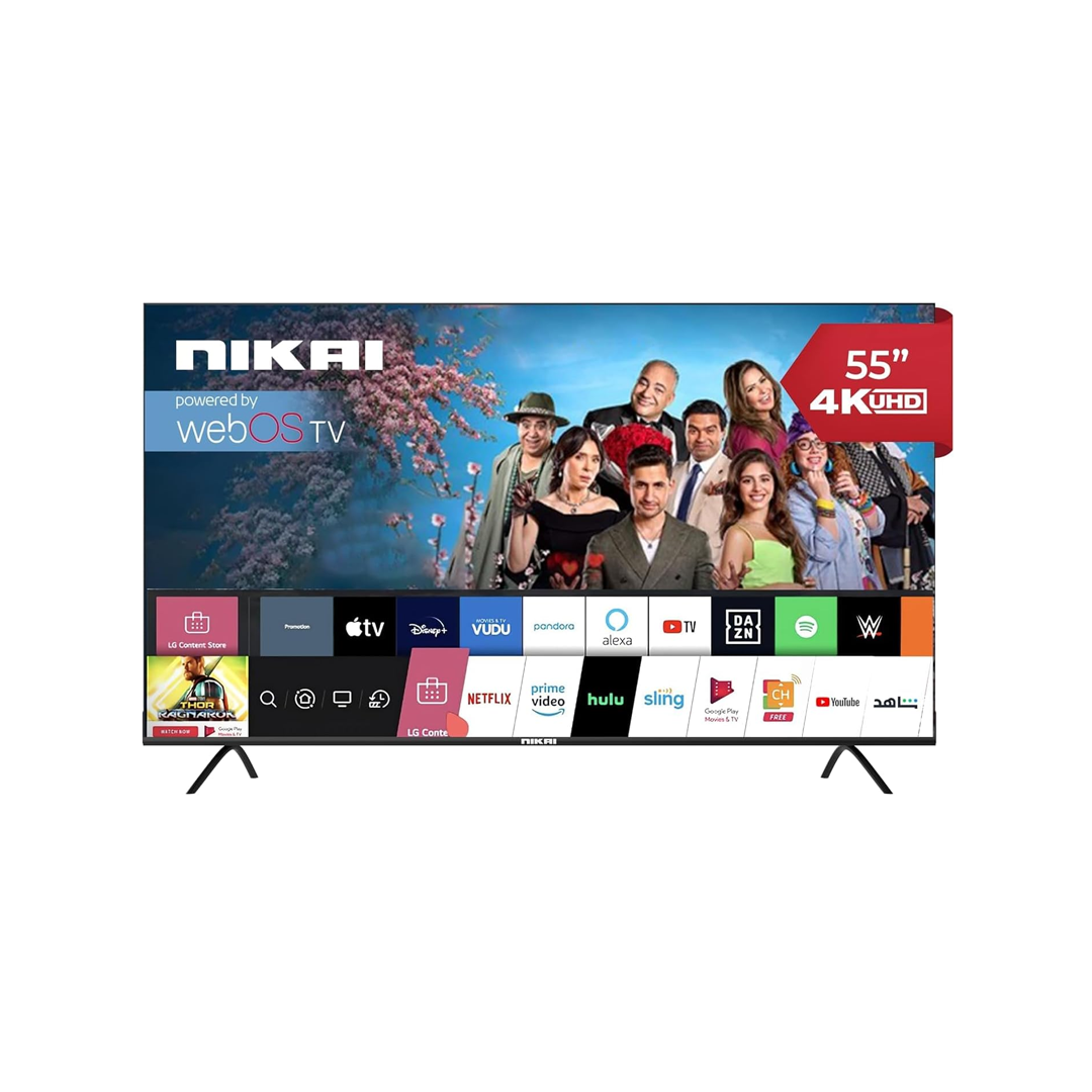 شاشة نيكاي 55 بوصة سمارت WebOS 4K-NIK55MEU4QLED1
